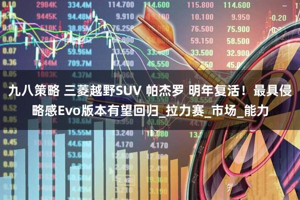 九八策略 三菱越野SUV 帕杰罗 明年复活！最具侵略感Evo版本有望回归_拉力赛_市场_能力
