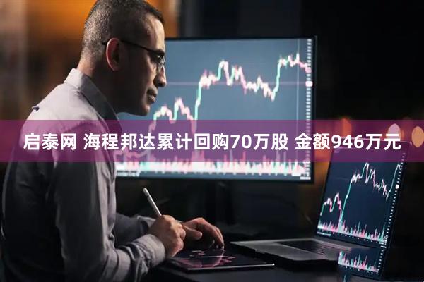 启泰网 海程邦达累计回购70万股 金额946万元